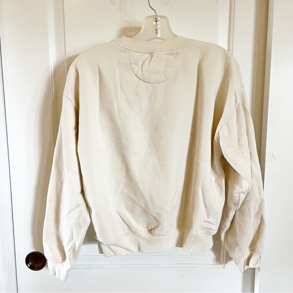American Eagle Cream Crew Neck - Picture 2 of 4